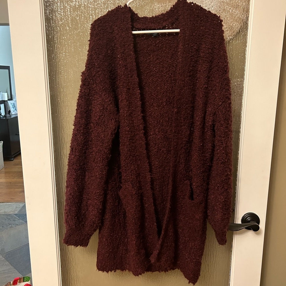 American Eagle Boucle Cardigan